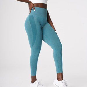 NVGTN Teal Contour Seamless Leggings